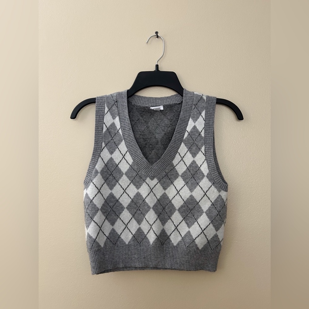 Garage Cropped Sweater Vest